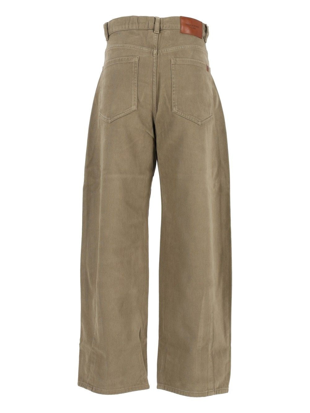 Weekend Max Mara Women Cotton Drill Trousers