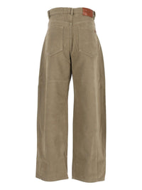 Weekend Max Mara Women Cotton Drill Trousers
