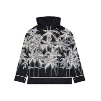 Palm Angels Hooded Printed Shirt Men