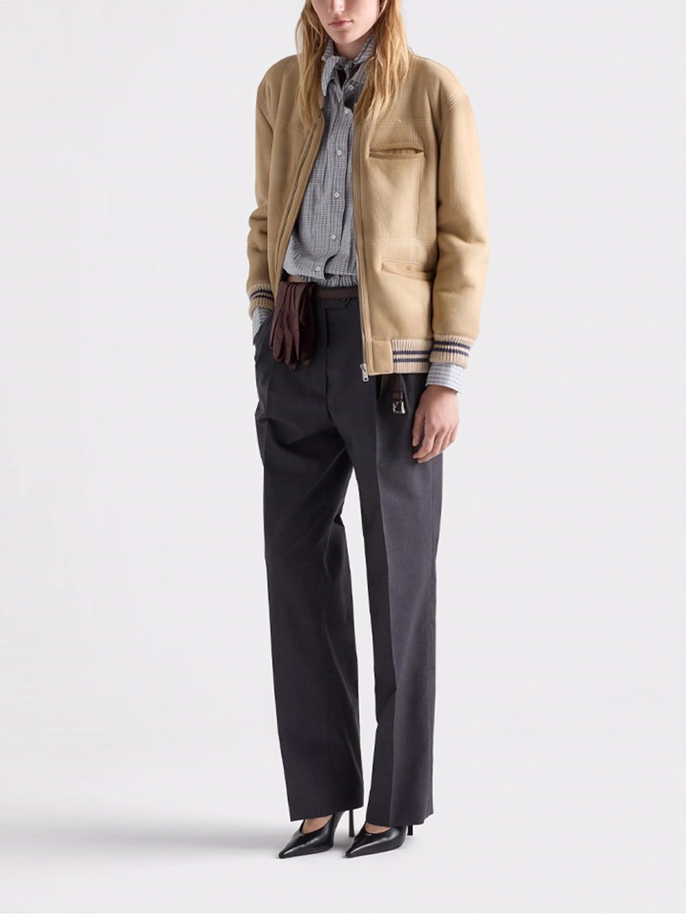 Prada Women Wool Pants