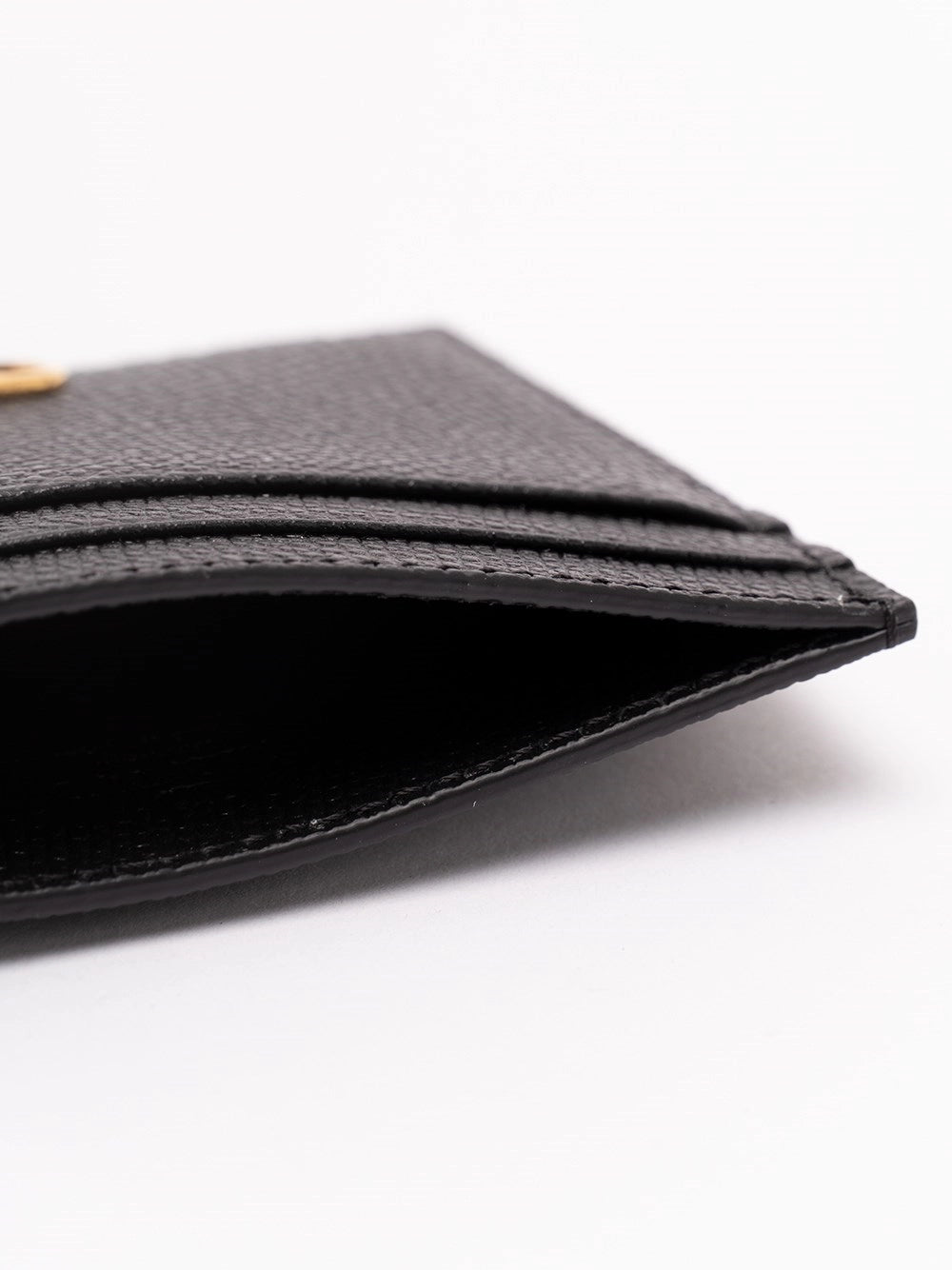 Valentino Garavani Women Vlogo Signature Grainy Calfskin Card Holder