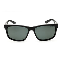 Nike Nike Sunglasses Rectangle Full Rim, Shiny Black Frame and Grey Polarized Lens NIKECRUISERPFQ4678010