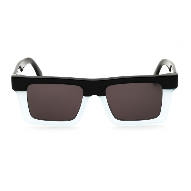 Palm Angels Sunglasses Square Full Rim, Black Grey Frame and Dark Grey Lens PERI109NAPA0907