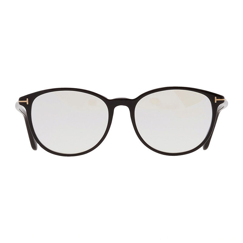 Tom Ford Eyeglasses Square Full Rim, Shiny Pink Frame and Clear Blue Light Block Lens FT5810-B072