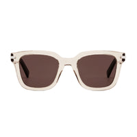Dior Dior Sunglasses Square Full Rim, Transparent Beige/Dark Havana Frame and Brown Lens DIORBLACKSUITS10I78F0
