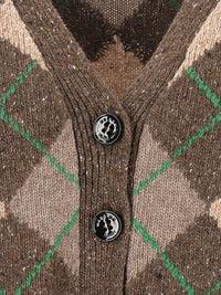 Weekend Max Mara Weekend Max Mara Women "Argyle" Cardigan