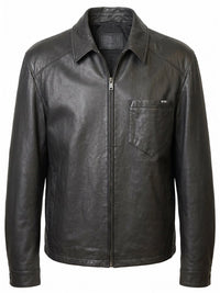 Prada Men Leather Jacket
