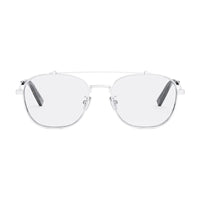 Dior Eyeglasses Shield Full Rim, Silver Frame and Clear Demo Lens Lens CDDIAMONDOR2UF000