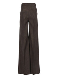Max Mara Women Denim-Effect Wool Trousers