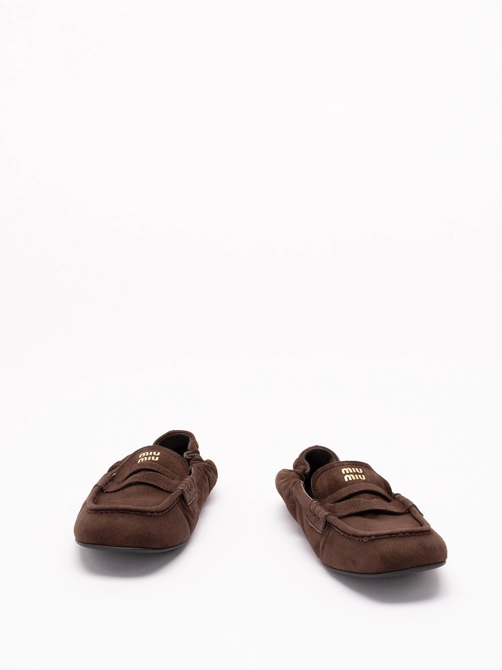 Miu miu Miu Miu Women Ruches Suede Loafers