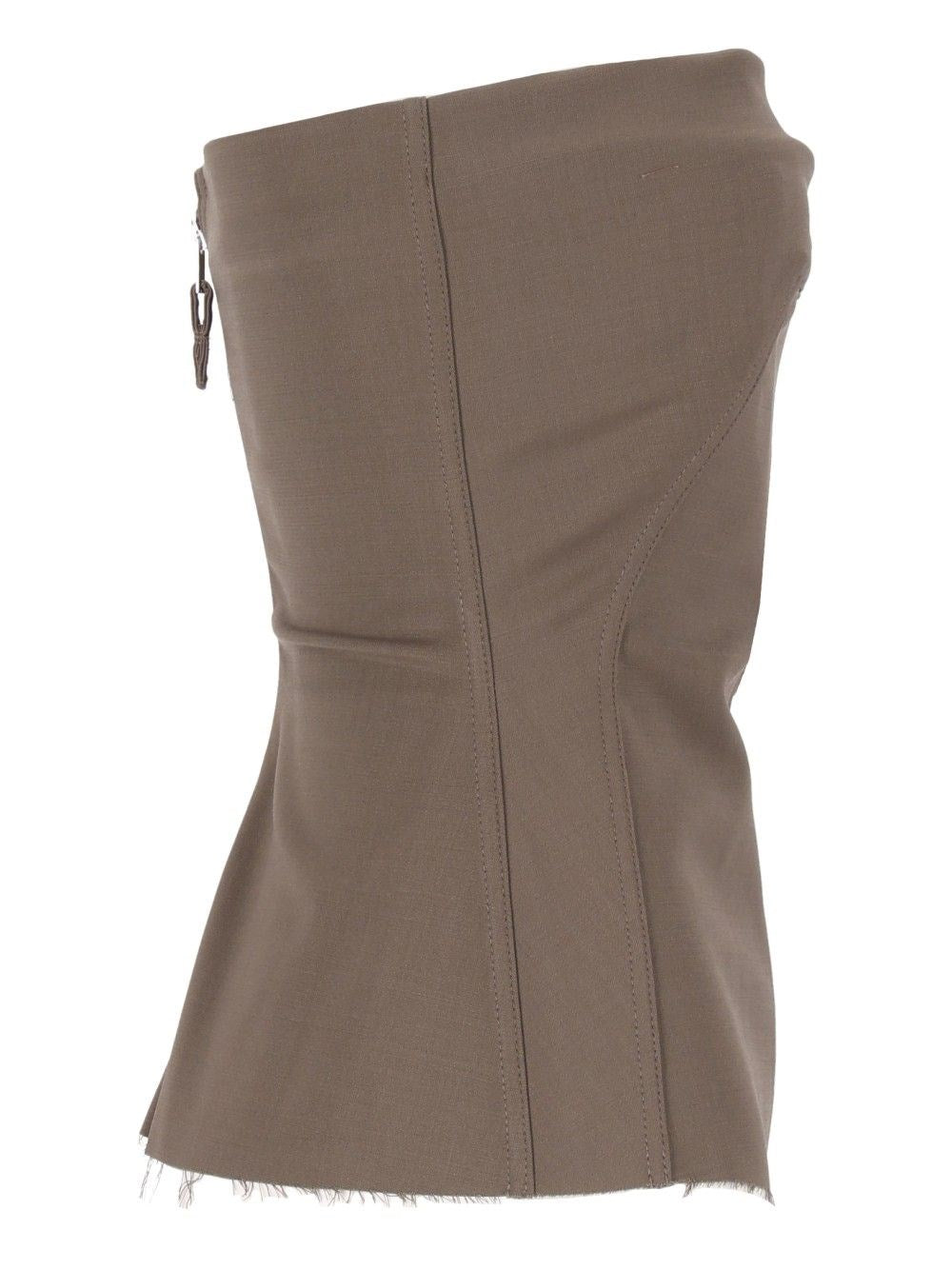 Rick Owens Women Stretch Wool Bustier