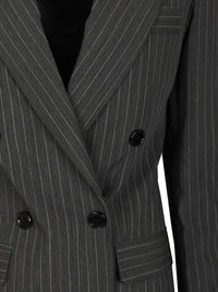 Isabel Marant Women Double-Breasted Pinstriped Blazer