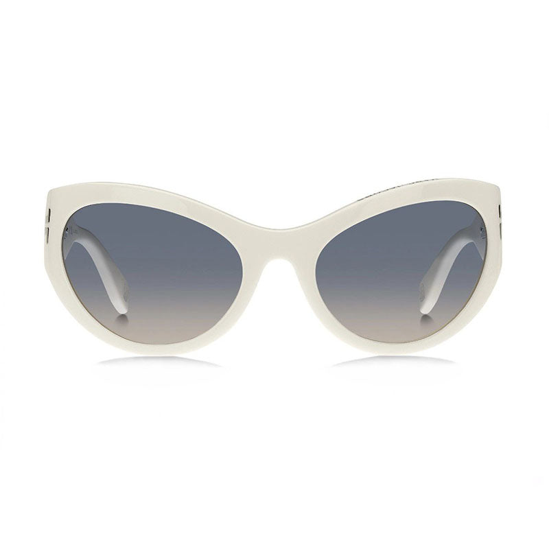 Marc Jacobs Sunglasses Cat Eye Full Rim, Ivory Frame and Grey Brown Gradient Lens MJ1087/S0SZJPR
