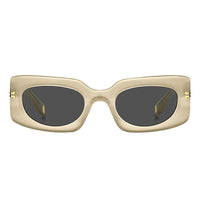 Marc Jacobs Sunglasses Rectangle Full Rim, Yellow Frame and Grey Lens MJ1075/S040GIR