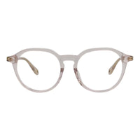 Chloe Eyeglasses Square Full Rim, Transparent Pink Frame and Clear Demo Lens Lens CH0012O006