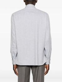 Brunello Cucinelli Men Cotton And Lyocell Shirt