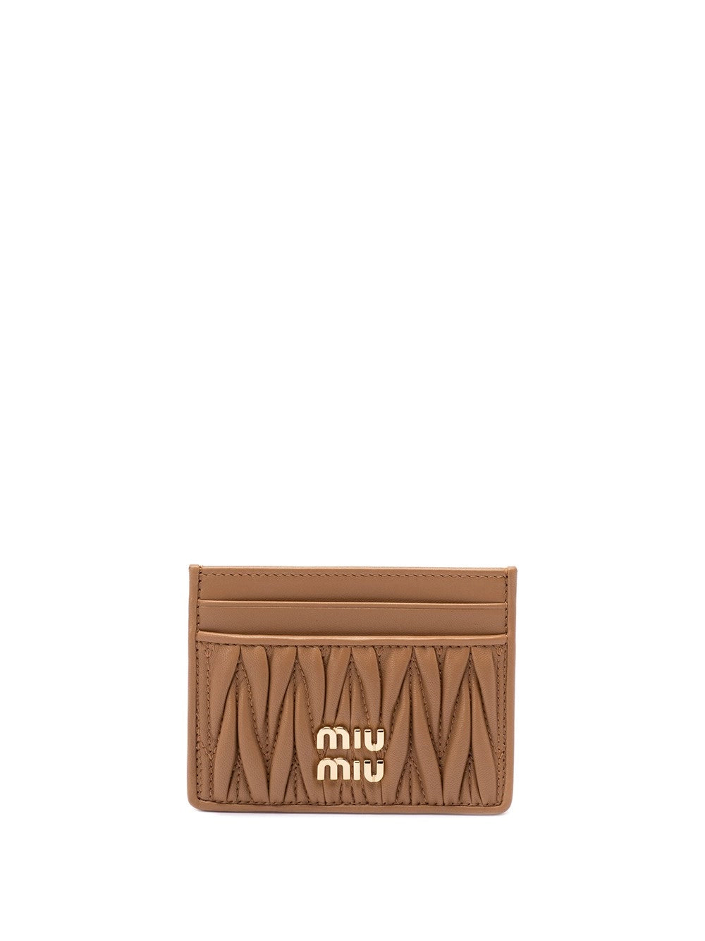 Miu Miu Women Matelassé Leather Card Holder