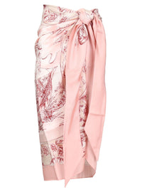 Ferragamo Women Pareo With "Travel" Print