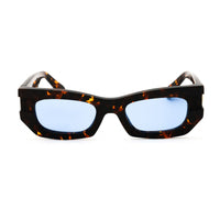Off-White Sunglasses Cat Eye Full Rim, Grey Frame and Burgundy Lens OERI147BELLEVILLE0928