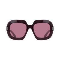 Salvatore Ferragamo Salvatore Ferragamo Sunglasses Square Full Rim, Burgundy Frame and Purple Lens SF2068SE606