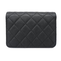 Chanel Chanel Matelassé Cuir Noir Black Leather Black Leather Shoulder Bag Bag (Authentic Pre-Loved)