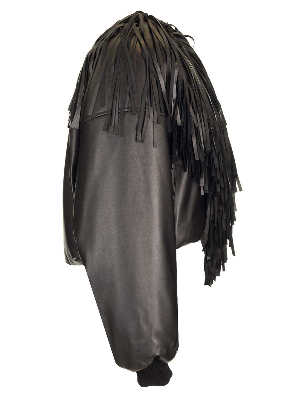 Alaïa Women Fringed Bomber Jacket
