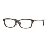 Burberry Eyeglasses Rectangle Full Rim, Brown Frame and Clear Demo Lenses Lens BE2414D4116