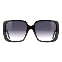 Gucci Gucci Sunglasses Rectangle Full Rim, Black Frame and Grey Lens GG0632S001