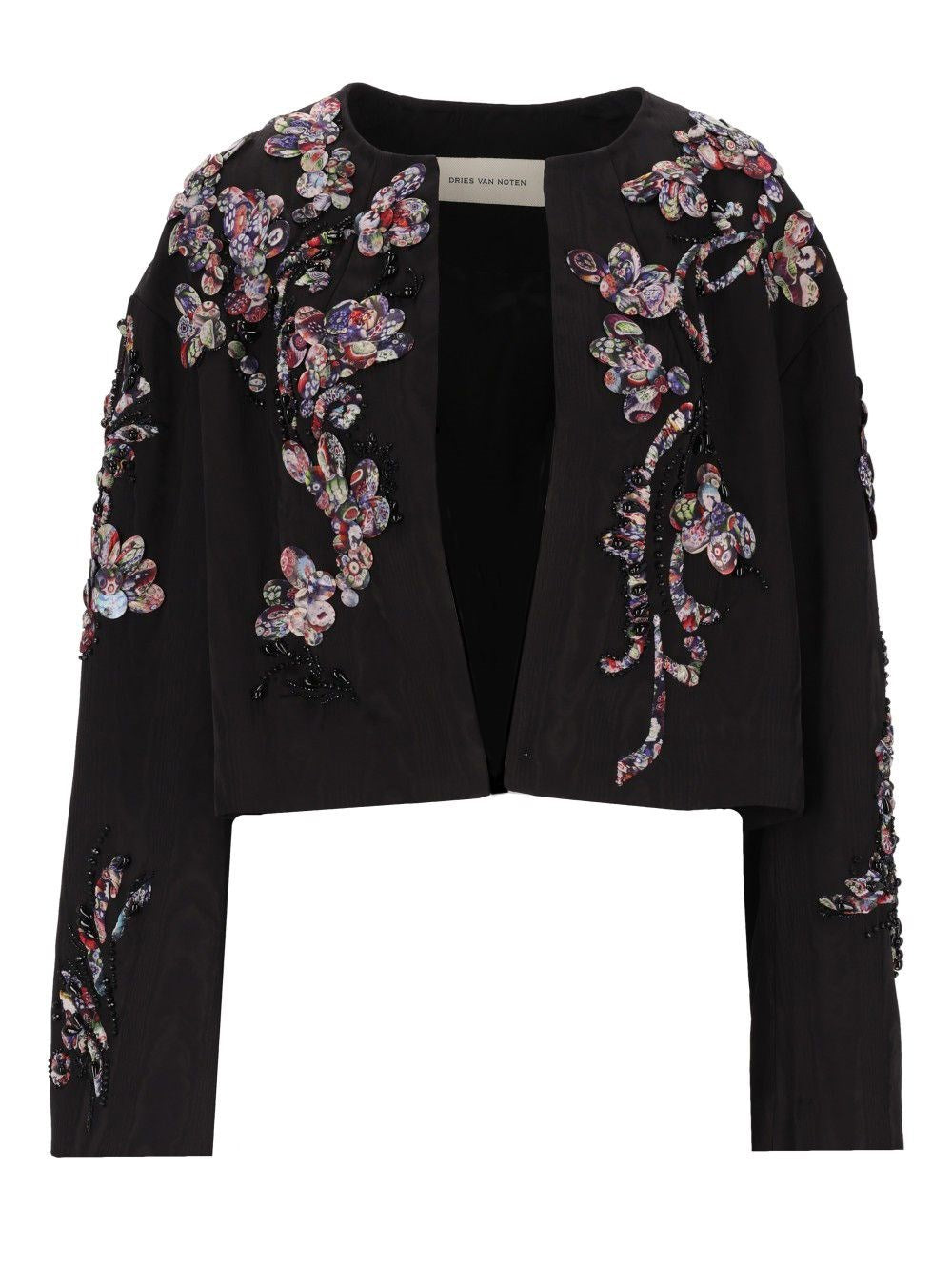 Dries Van Noten Women Vonda Short Jacket With Embroidery