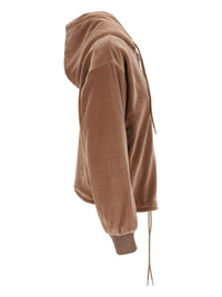 Celine Celine Women Velvet Jersey Hoodie