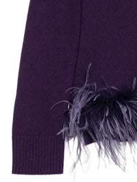P.a.r.o.s.h. P.A.R.O.S.H. Women Cardigan With Feathers