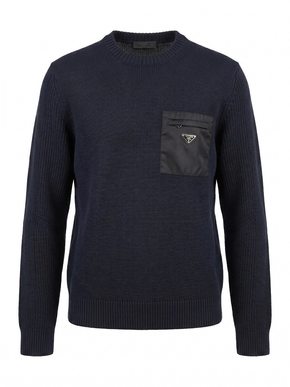 Prada Men Sweater With Re-Nylon Detail