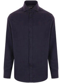 Brunello Cucinelli Men Cotton And Lyocell Shirt