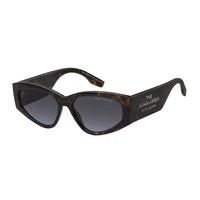 Marc Jacobs Sunglasses Cat Eye Full Rim, Havana Frame and Grey Azure Lens MARC803/S0086GB