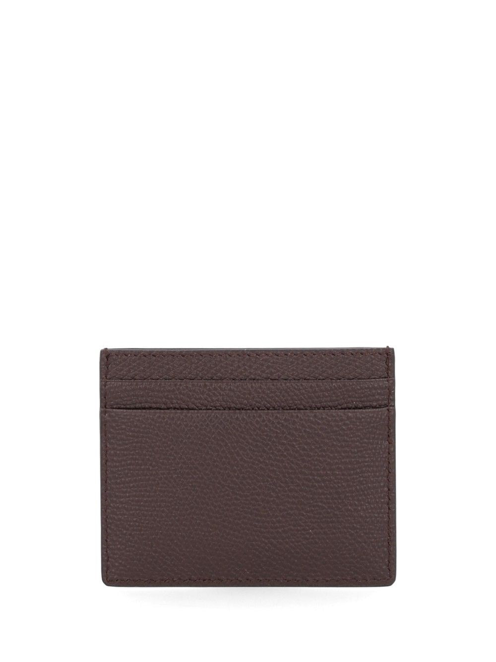 Valentino Garavani Women Vlogo Signature Leather Card Holder