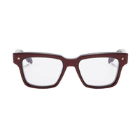 Valentino Eyeglasses Square Full Rim, Crystal Brown Swirl Frame and Clear Demo Lens Lens VLX-121B
