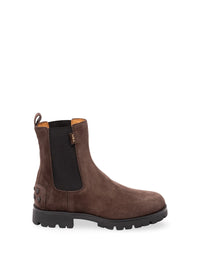 Tod's Women Ankle Boots In Suede Leather