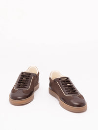 Brunello Cucinelli Men Calfskin And Leather Sneakers