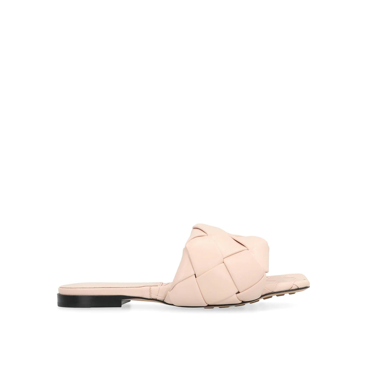 Bottega Veneta Lido Leather Flat Sandals Women