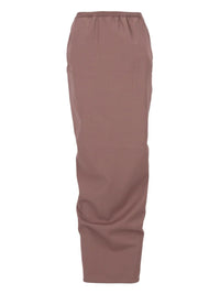 Rick Owens Women Soft Pillar Long Skirt In Stretch Wool