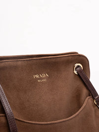 Prada Women Leather Shoulder Bag