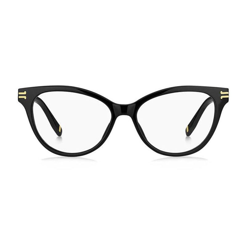 Marc Jacobs Eyeglasses Cat Eye Full Rim, Shiny Azure Frame and Clear Demo Lenses Lens MJ10600MVU00