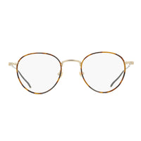 Montblanc Eyeglasses Square Full Rim, Grey/Silver Frame and Clear Demo Lens Lens MB0162O002