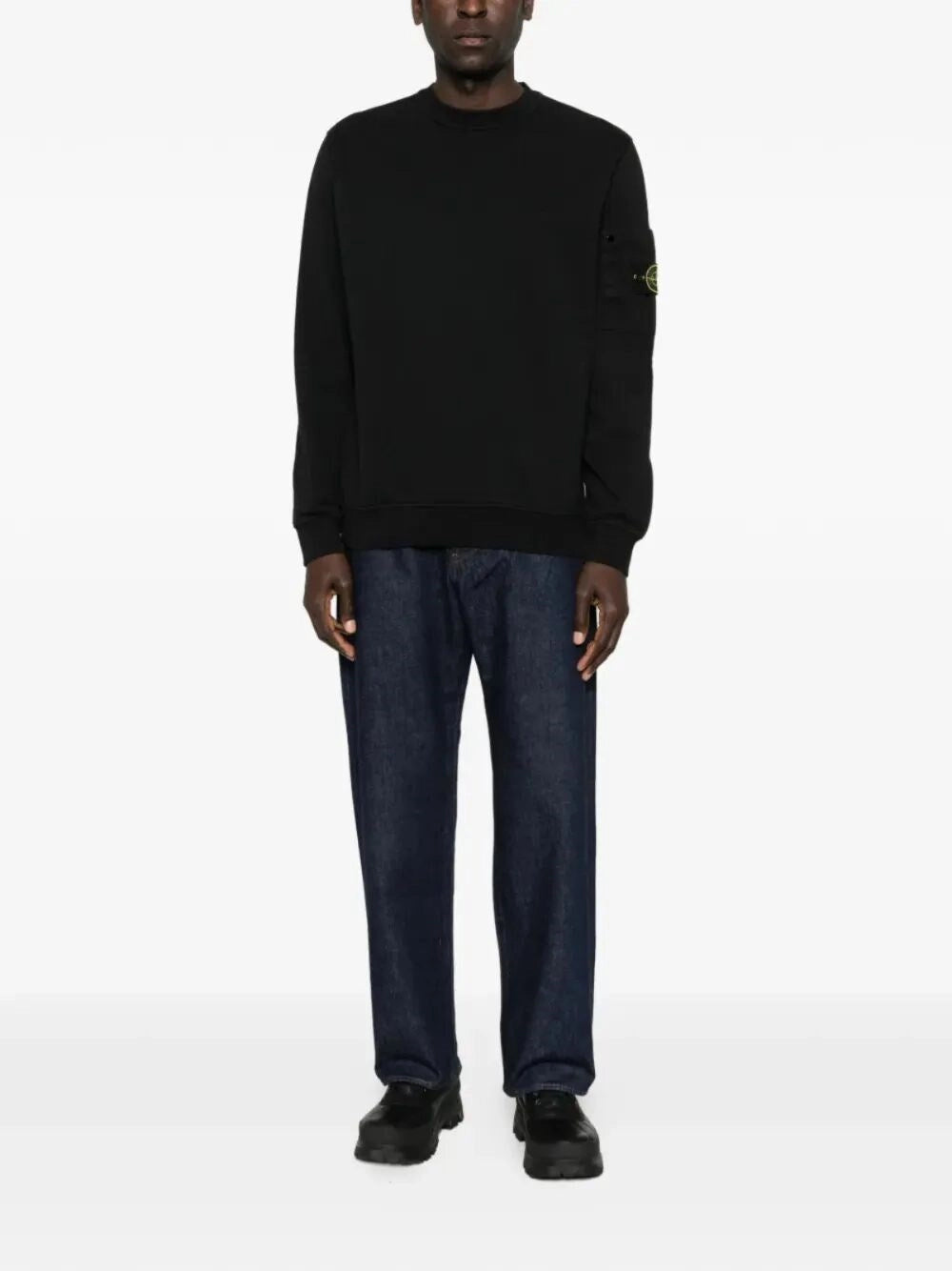Stone Island Men `Indigo Denim-Rinsed` Jeans
