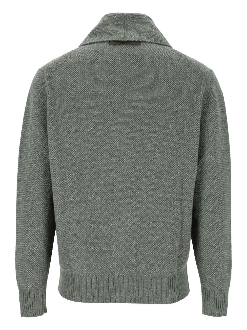 Zegna Zegna Men Cashmere-Blend Shawl-Collar Cardigan