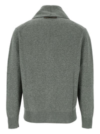 Zegna Zegna Men Cashmere-Blend Shawl-Collar Cardigan