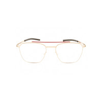 IC! Berlin IC! Berlin Eyeglasses Rectangle Full Rim, Rogochi Bridge Rose Gold Warm Grey Frame and Clear Demo Lenses Lens LOTSOM1627B214