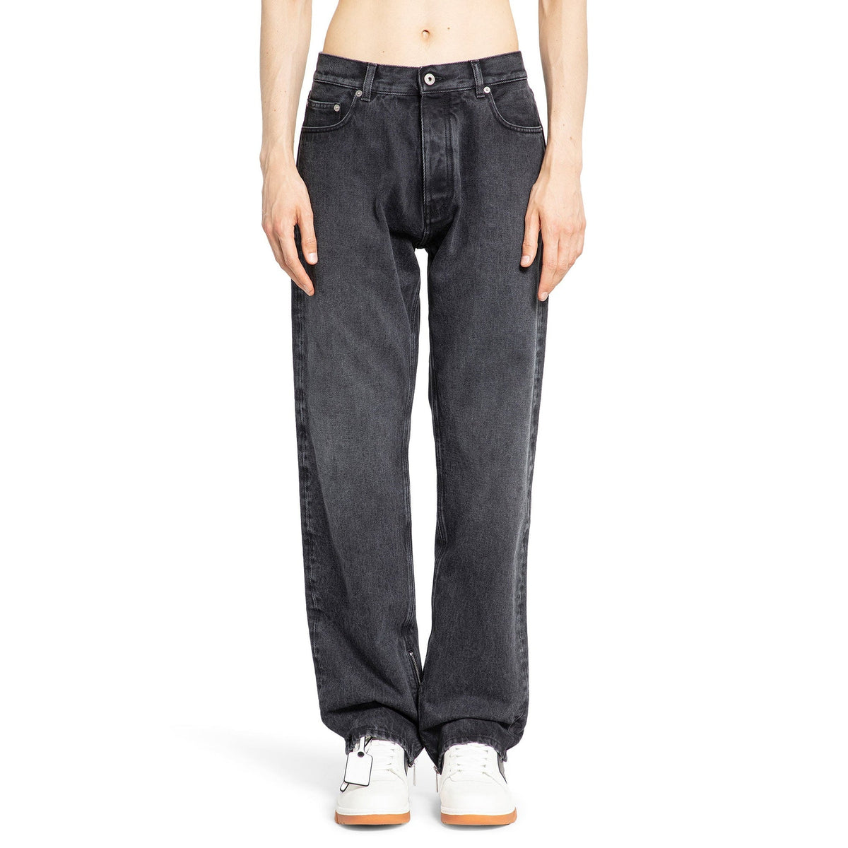 Off-White Off-White Washed Denim Jeans Men