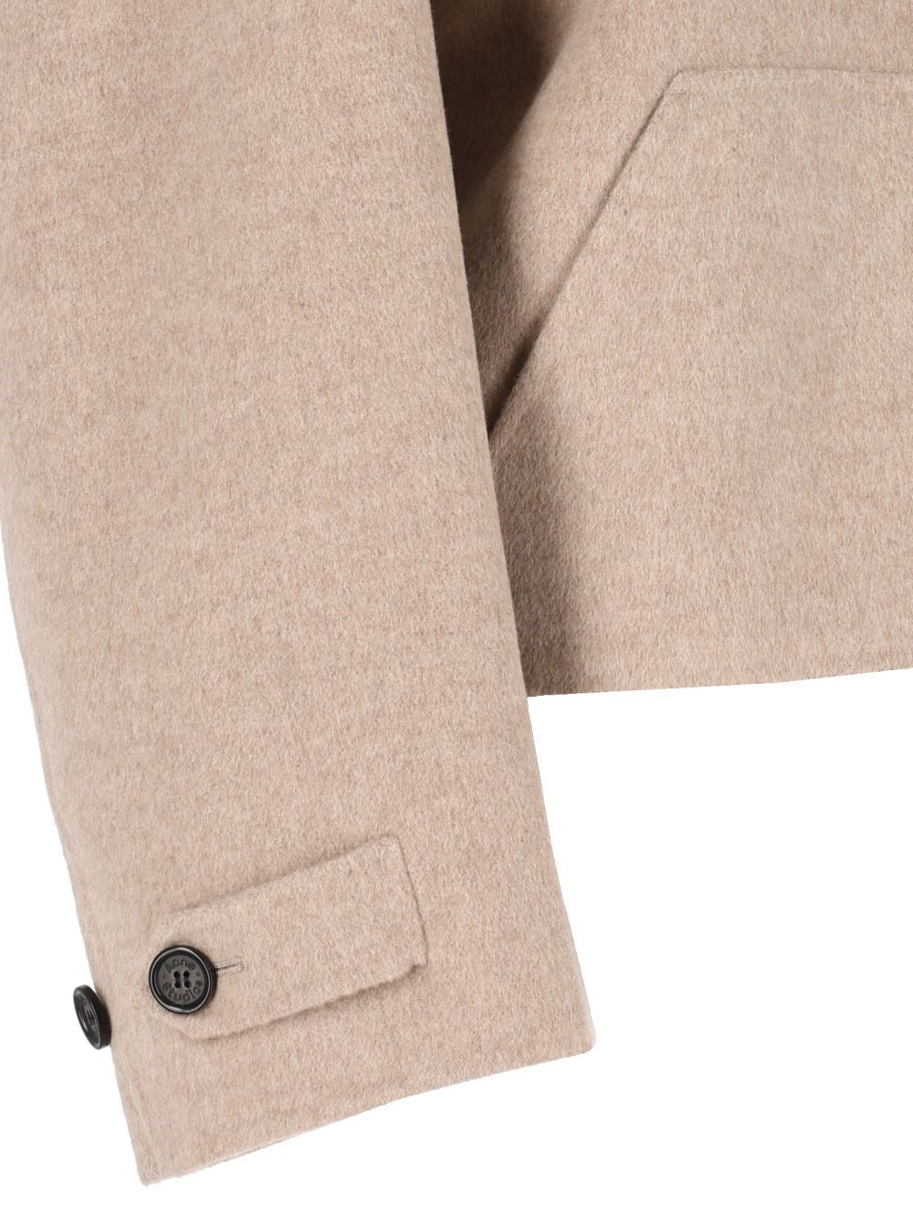 Acne Studios Women Wool Pea Coat With Zip