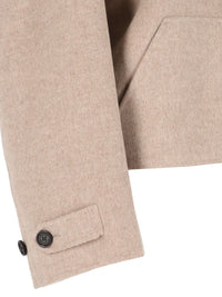 Acne Studios Women Wool Pea Coat With Zip